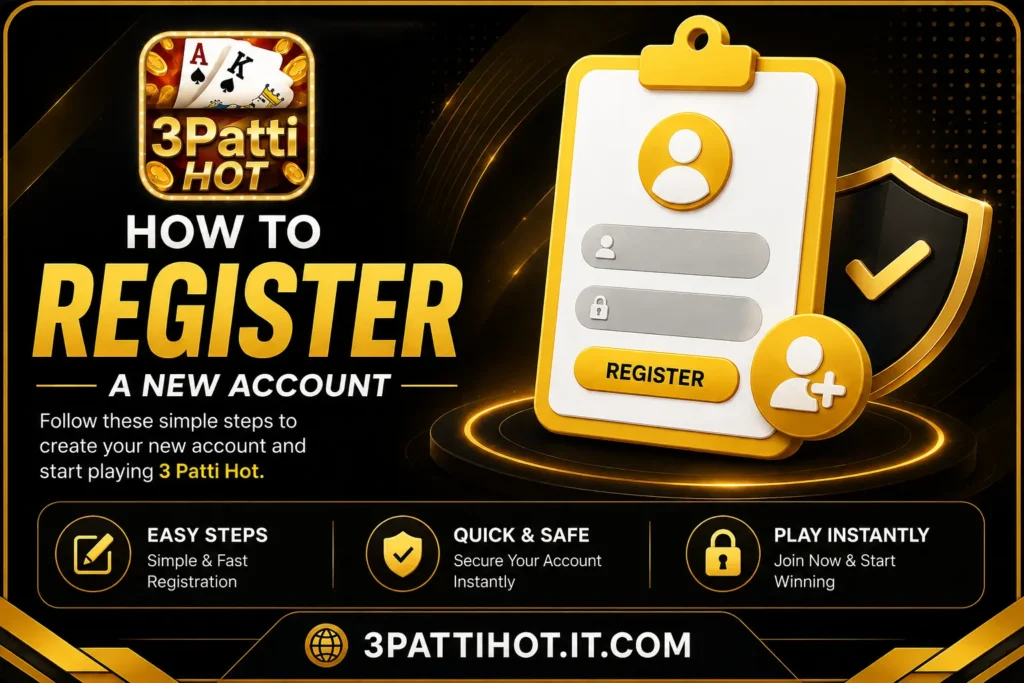 3 Patti Hot Register Guide